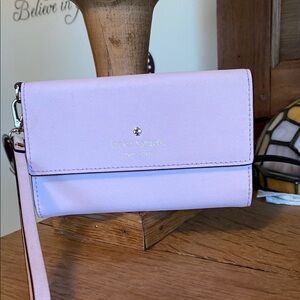 Kate Spade Lavender Wristlet Clutch